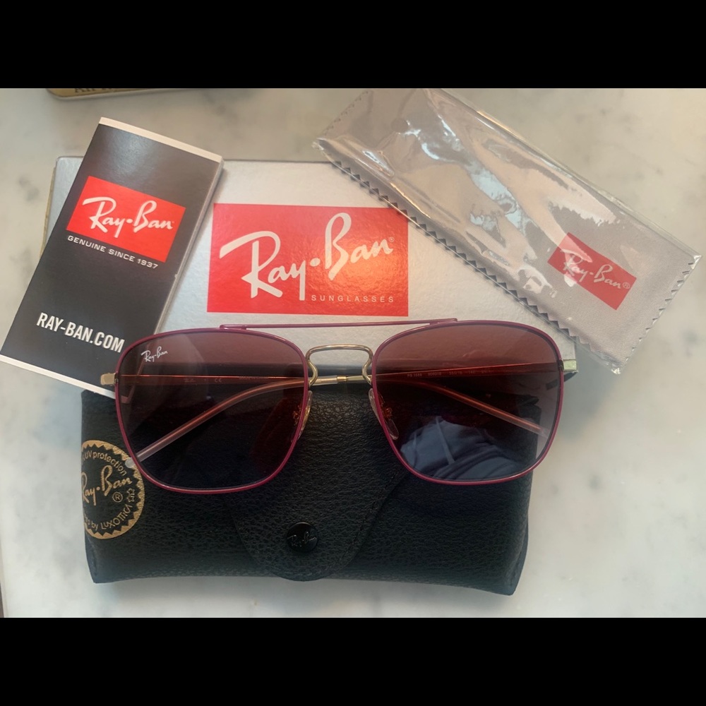 BNWT Ray-Ban 55mm Aviator Sunglasses